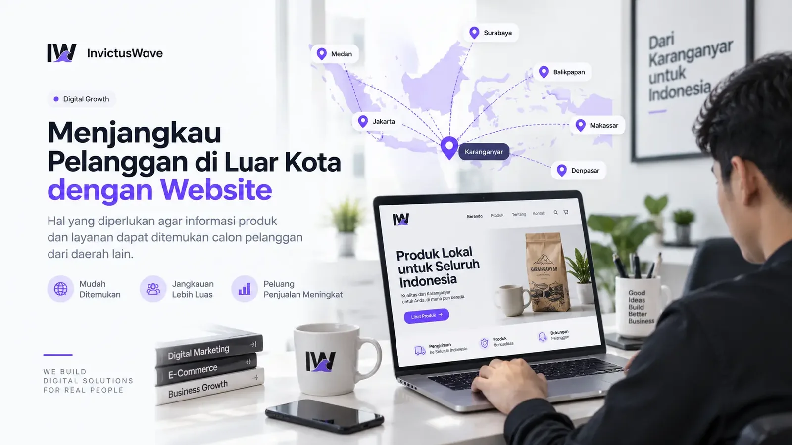Menjangkau Pelanggan di Luar Kota dengan Website